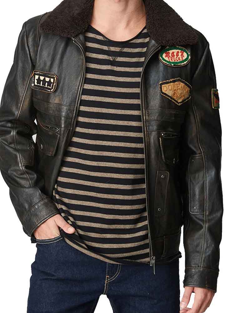 THE PROTECTOR (HAKAN DEMIR) CAGATAY ULUSOY BROWN LEATHER JACKET THE PROTECTOR (HAKAN DEMIR) CAGATAY ULUSOY BROWN LEATHER JACKET